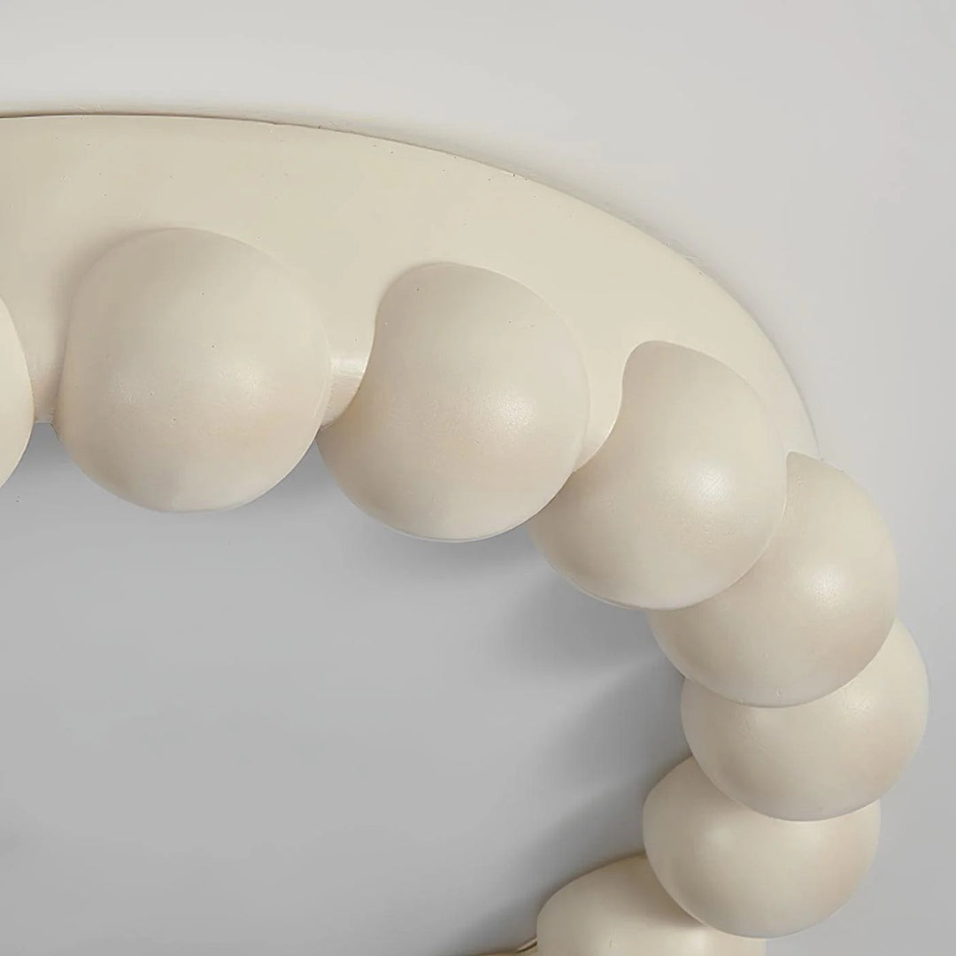 Plafonnier en résine moderne minimaliste Resinova - Éclairage intérieur discret pour chambres