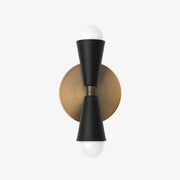 Pyralis Cone Modern Cone Wall Sconce – Modern Farmhouse Metal Wall Light for Hallway or Bathroom