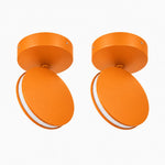 Charger l'image dans la visionneuse de galerie, Orange SPECTRA set of 2 LED ceiling and wall lights