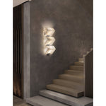 Load image into Gallery viewer, Modern Alabaster Wall Lamp – Minimalist Staircase Sconce for Hallway Corridor Lighting