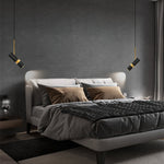 Charger l'image dans la visionneuse de galerie, Black And Gold Metal Hardwired Pendant Light