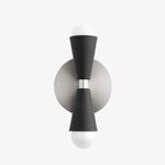 Cargar imagen en el visor de la Galería, Pyralis Cone Linear Statement Wall Sconce - Modern Two Light Fixture
