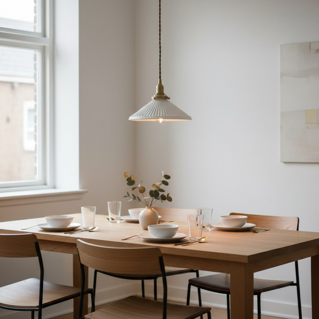 Lampe suspendue décorative Ceramodeco Glow – Luminaire suspendu d'inspiration artistique pour salles à manger N13