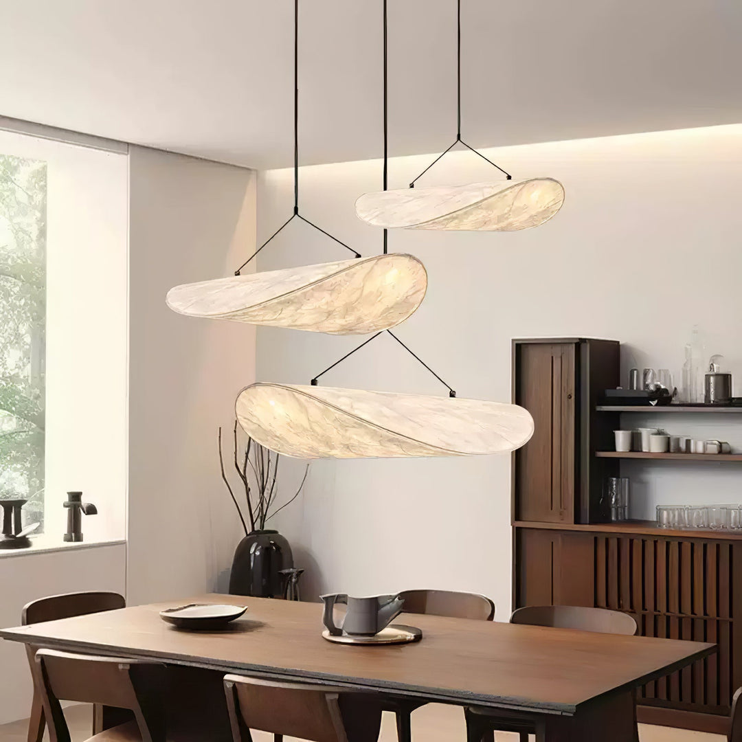 Cloudlike Mulberry Silk Plug-In Pendant Light