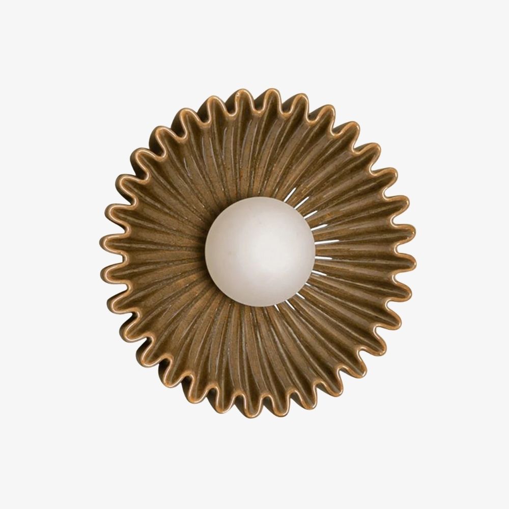 Glova Ceramic Petal Art Wall Light Nordic - Hallway Statement Light