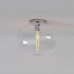 Load image into Gallery viewer, Lumivelle Sculptural Flush Mount Light – Modern Glass Ceiling Lamp
