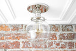 Charger l&#39;image dans la visionneuse de galerie, Glorica Glass Retro Globe Ceiling Light - Vintage Industrial Home Lighting

