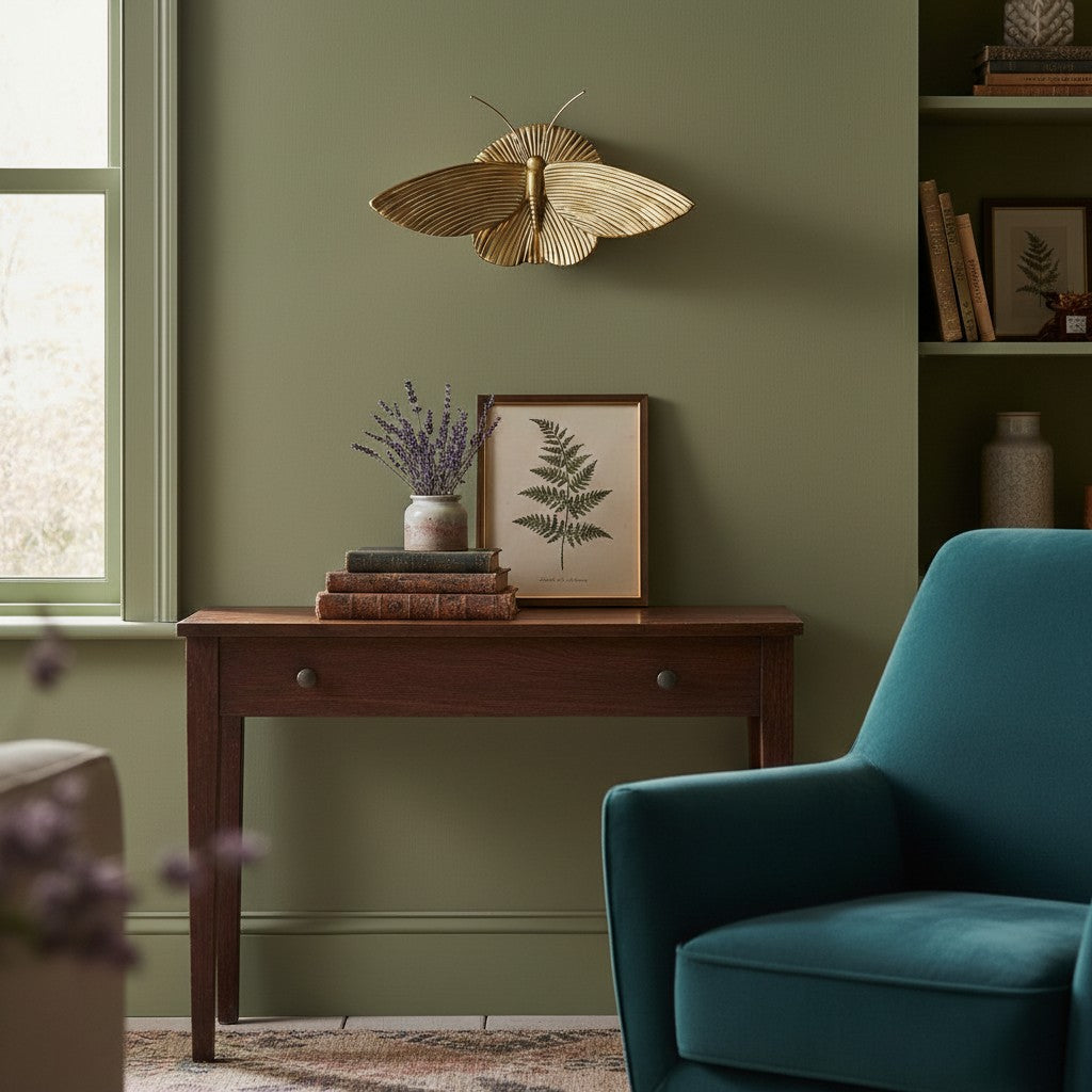 Applique murale en forme de papillon Mothriel - Luminaire décoratif sculptural pour chambre