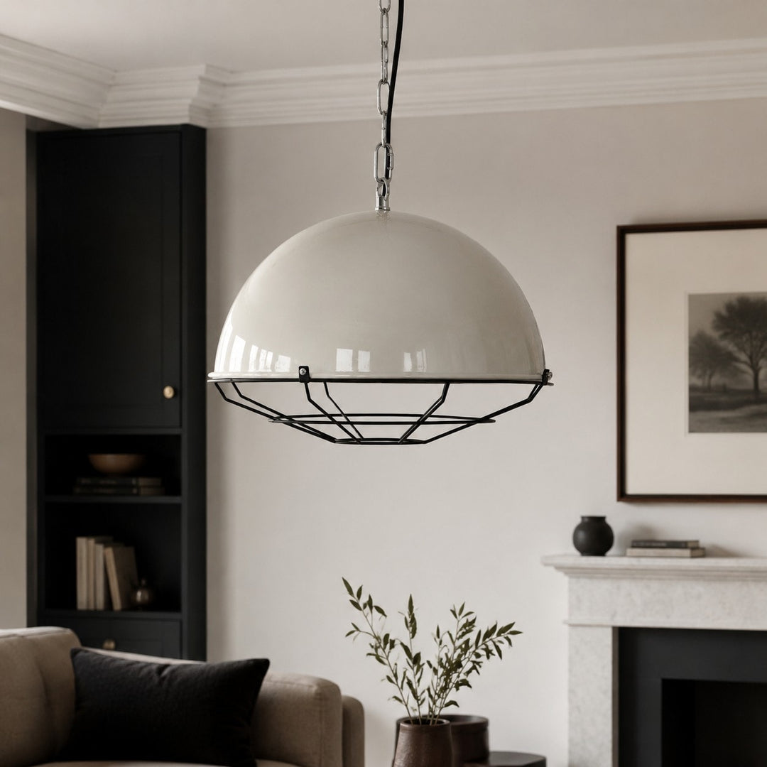 Installed room scene with real ceiling suspension