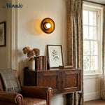 Load image into Gallery viewer, Coloria Minimalist Curved Glass Shade Wall Sconce — Contemporary Vintage Style Wall Light for Living Areas and Hotels
