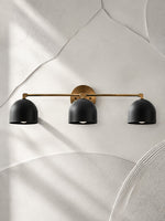 Load image into Gallery viewer, Metio Dome Vanity Wall Light – Mid-Century Fixture for Bathroom