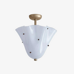 Bild in der Galerieansicht laden, Bellina Modern Sleek Decorative Glass Shade Design Ceiling Light for Living Room, Bedroom and Dining Areas
