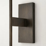 Cargar imagen en el visor de la Galería, Matte black brass wall plate detail