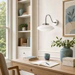 Load image into Gallery viewer, Vintage Glass Wall Sconce