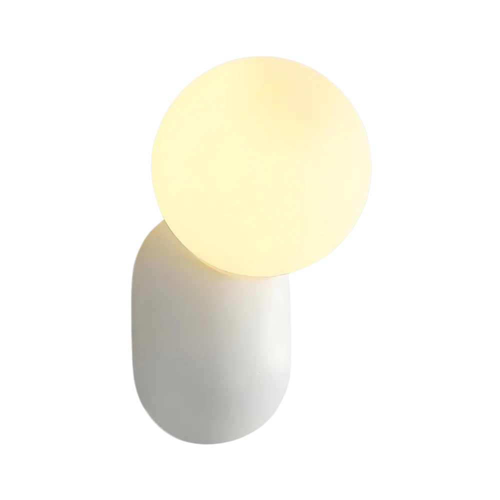 Luma Nordic Glass Orb Wall Light
