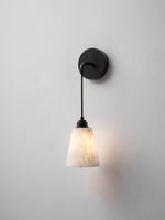 Bild in Gallery-Viewer laden, Droplet Alabaster Wandleuchte