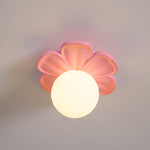 Bild in der Galerieansicht laden, Creme Blüte Blumen Deckenlampe
