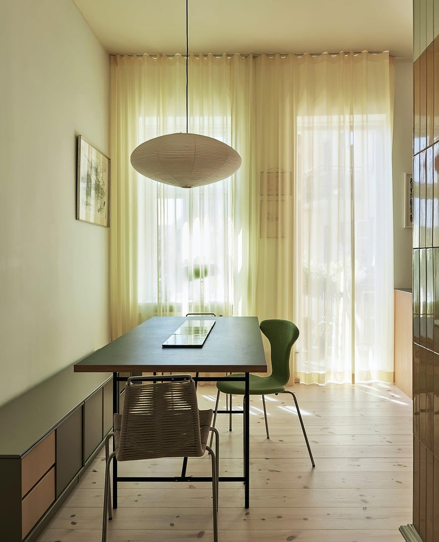 Mulberry Paper Plug-In Pendant Light
