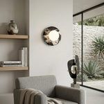 Bild in Gallery-Viewer laden, Oria Quadratische und Runde Wandleuchte - Moderne Jade-Lampe für das Schlafzimmer