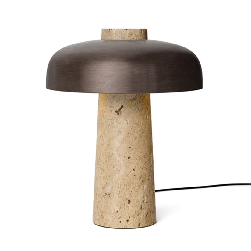 Carla Tischlampe aus Travertin