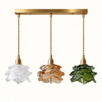 Bild in Gallery-Viewer laden, Vintage Rose Glass Pendant Lamp