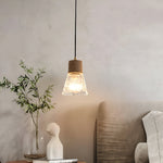 Bild in Gallery-Viewer laden, Nordische Hanfseil Glas Pendelleuchte