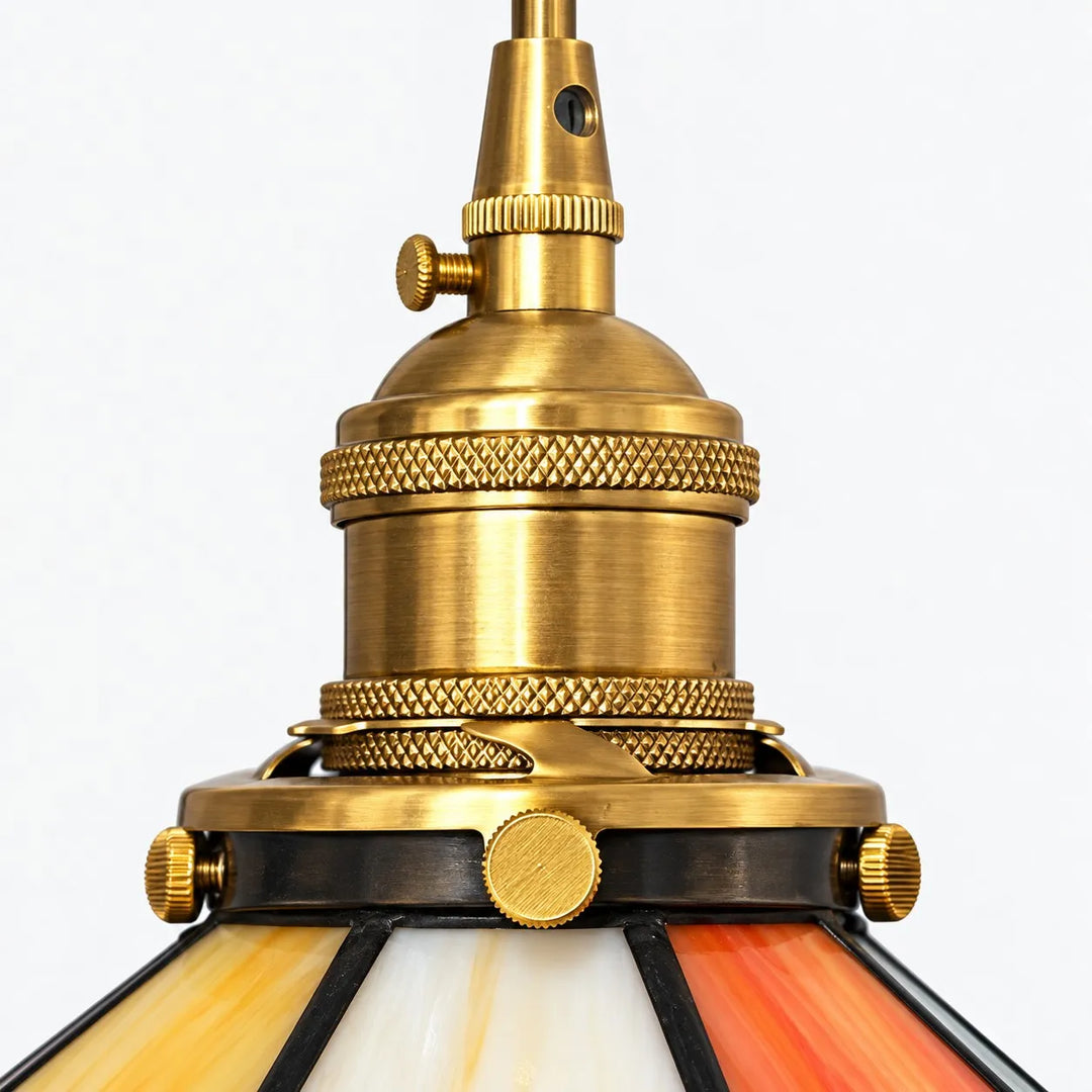 Tiffany Cat Stained Glass Pendant Lamp