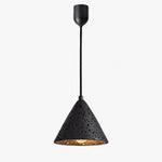 Cargar imagen en el visor de la Galería, Cratera Black Travertine Stone Pendant Light