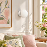 Cargar imagen en el visor de la Galería, Modern Half-Moon Glass Wall Lamp