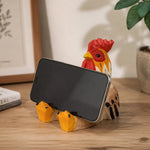 Cargar imagen en el visor de la Galería, Wooden animal phone stand scene view