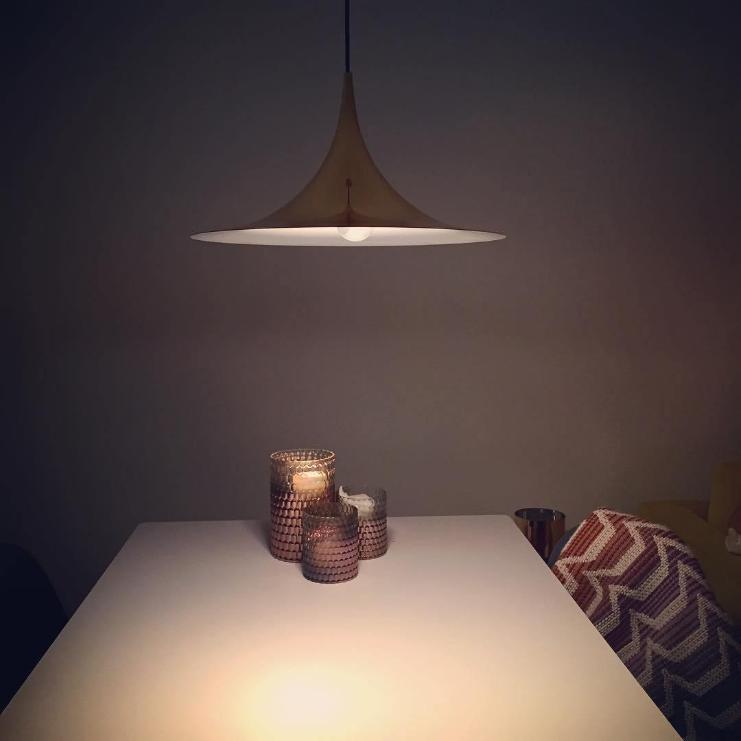 Arch-Shaped Aluminum Plug-In Pendant Light