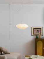 Bild in Gallery-Viewer laden, White Geometric Wire Swag Pendant Light