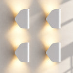 Charger l'image dans la visionneuse de galerie, Textured Rim Pointed Shade Aluminium Wall Light