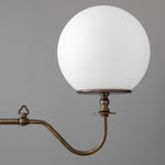 Load image into Gallery viewer, Glorica Glass Brass Chandelier Lighting - Contemporary Glass Multi-Light Hanging Fixture

