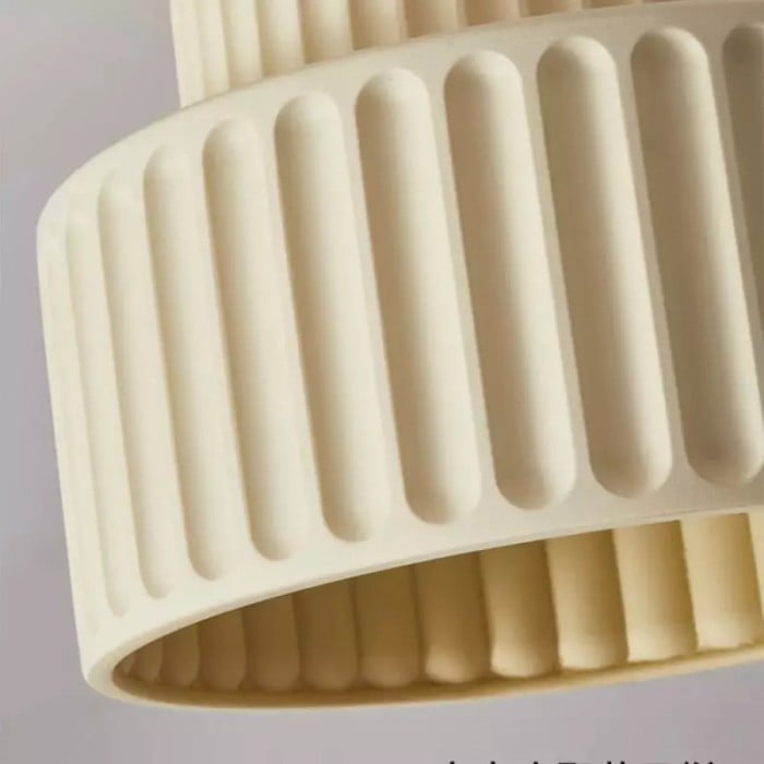 Tierna Schalen-Deckenleuchte zum Einbau - Sanfte skulpturale nordische Form für den Eingangsbereich