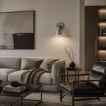 Load image into Gallery viewer, Vintage Brass Adjustable Wall Sconce with Cone and Bell Shade Options