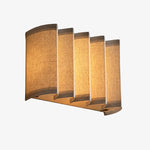 Cargar imagen en el visor de la Galería, Aplique de pared wabi-sabi de tela con diseño de ola