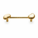 Cargar imagen en el visor de la Galería, French Vintage Cashew Shell Brass Cabinet Knobs and Pulls - image 7