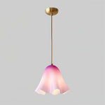 Charger l&#39;image dans la visionneuse de galerie, Bellina Wave-Edge Glass Pendant Lamp — Organic Contemporary Style for Dining &amp; Living
