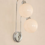 Charger l'image dans la visionneuse de galerie, Close view of polished metal wall backplate