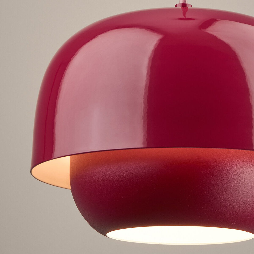 Clinco Contemporary Layered Metal Hanging Lamp — Focal Lighting for Kitchen, Dining or Entryway