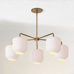 Load image into Gallery viewer, Lumivelle 5-Light Glass Chandelier – Modern Metal Round Lighting
