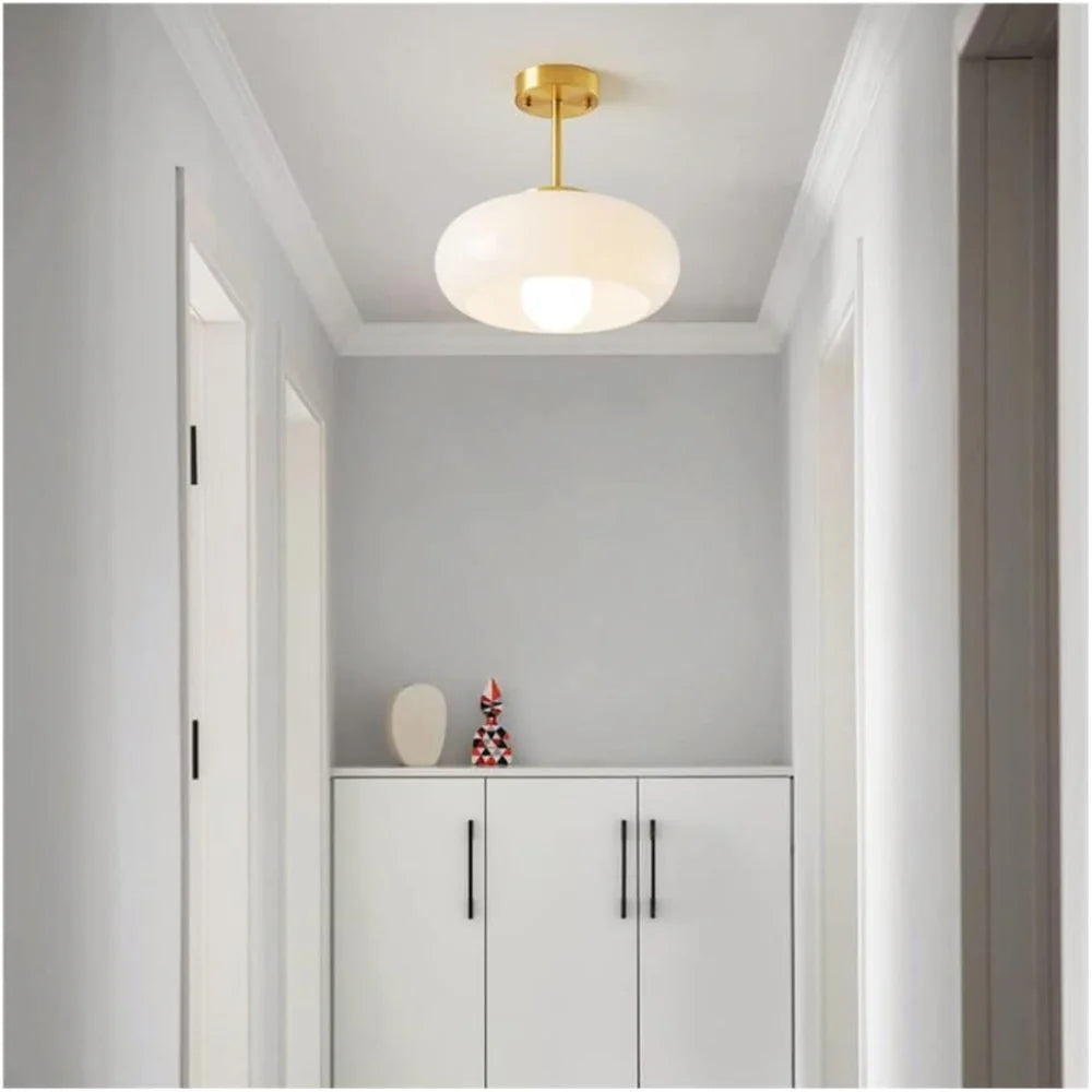 Shard Nordic Brass Glass Pendant Light