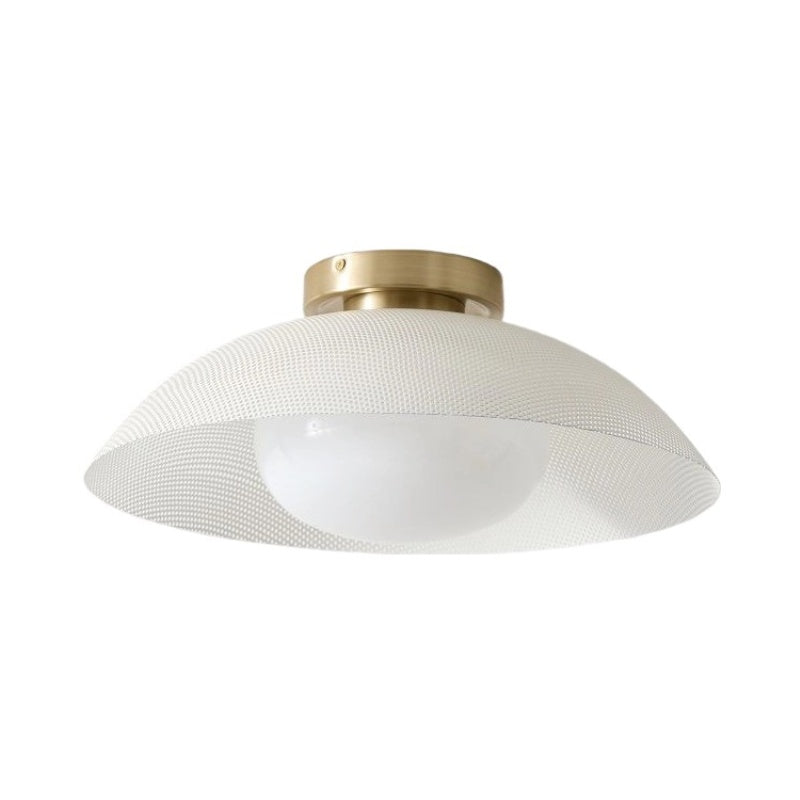Lámpara de techo empotrada Elorina de vidrio y metal: una elegante luminaria para espacios modernos