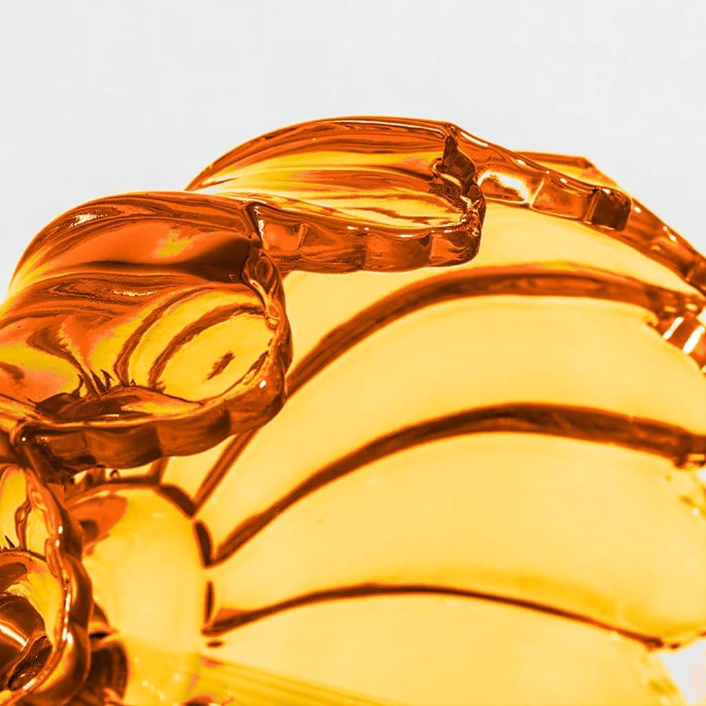 Lámpara Colgante de Vidrio con Diseño de Tulipán Rústico Petalbloom – Lámpara Colgante con Diseño de Capullo Floral para Comedor N58