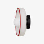 Load image into Gallery viewer, Kalo Versatile Glass Disc Modern Wall/Ceiling Fixture with Color-Accent Rim for Living Spaces