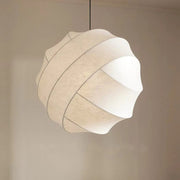 Wabi Sabi Silk Ball Japandi Pendant Light