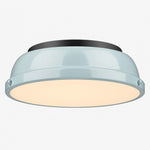 Charger l'image dans la visionneuse de galerie, Metal Flush Mount Ceiling Fixture with Frosted Diffuser
