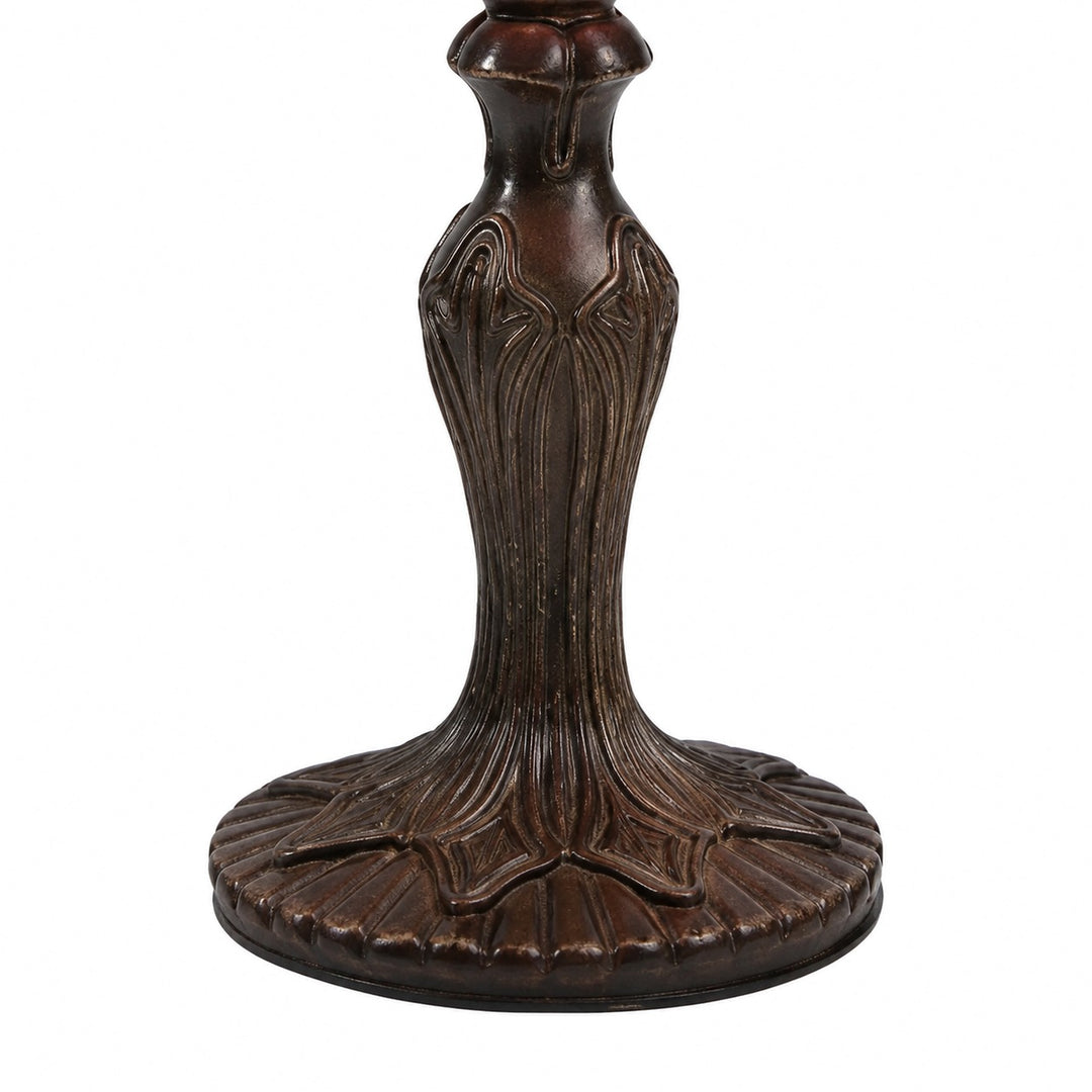 Vintage Tiffany stained glass table lamp