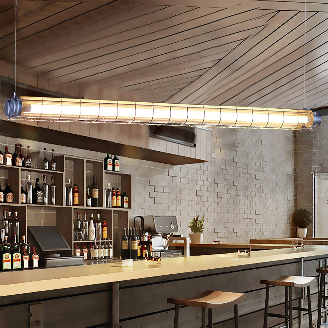 Driscoll Minimalist Linear Chandelier for Modern Living Spaces